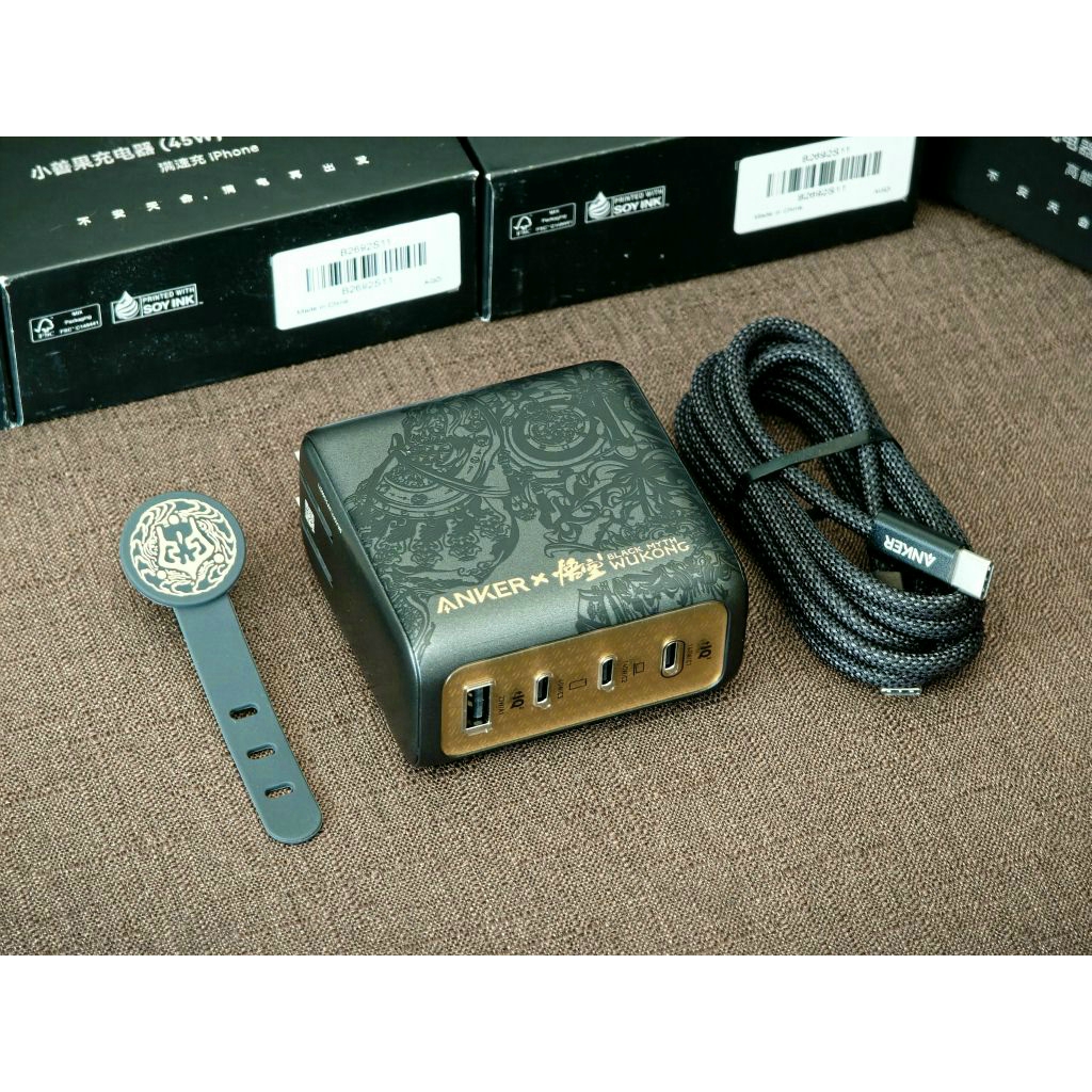 Bộ Sạc Nhanh Anker Zolo 140W Bản Black Myth Wukong