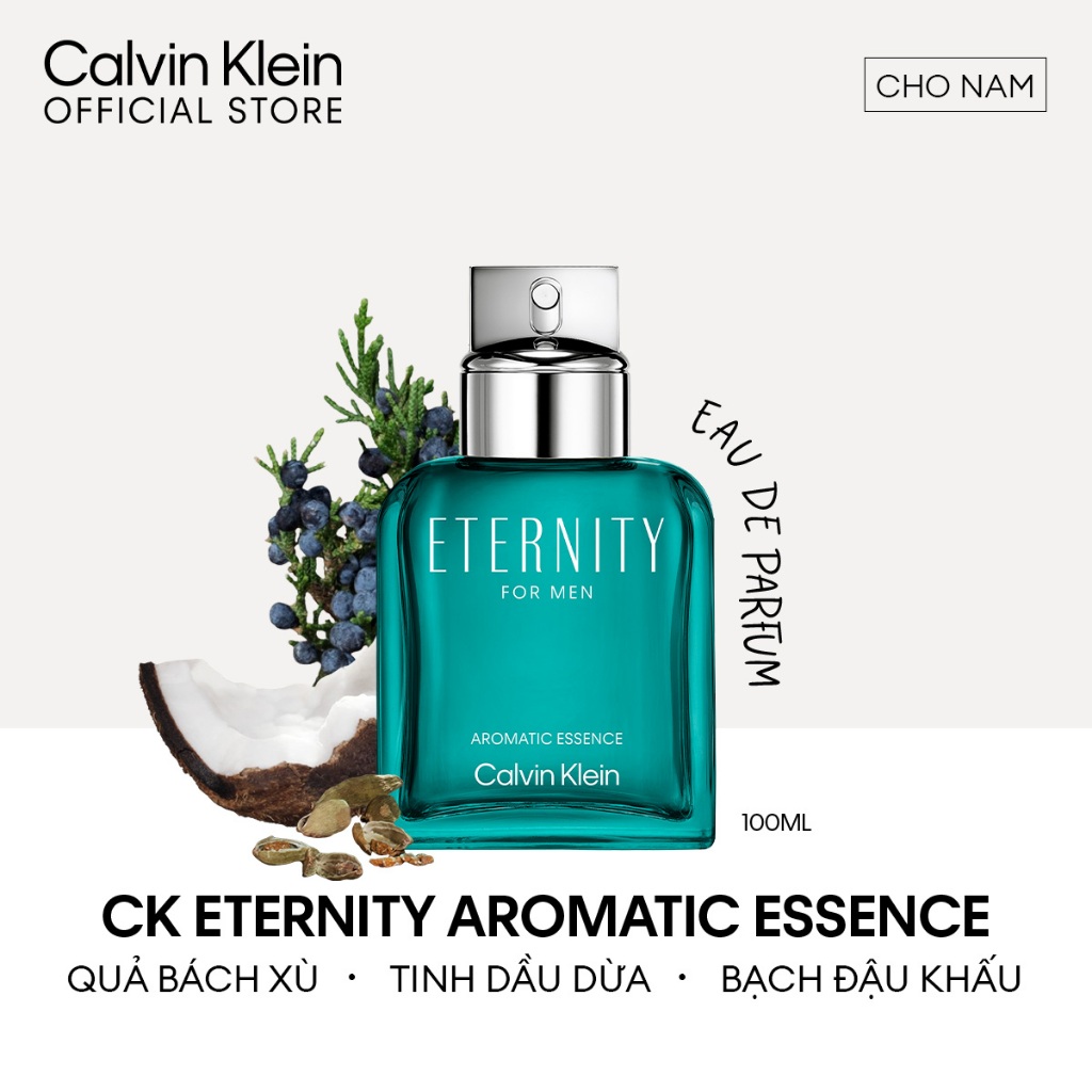 [Hannah Olala x Calvin Klein] Deal sốc MUA 1 TẶNG 1 Nước Hoa Nam CK Eternity Aromatic 100ml & Euphor