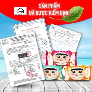 Combo 20 Gói Khăn Ướt GẤU Baby Wipes Không Hương, Vải Bi Dày, Kích Thước Lớn - Lâm Warehouse