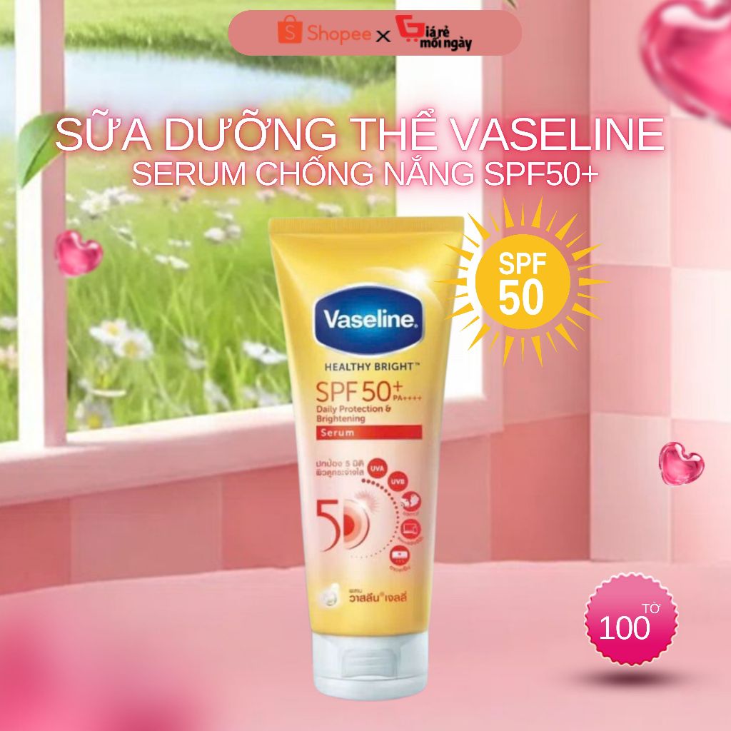 ( QUÀ TẶNG KHÔNG BÁN ) DƯỠNG THỂ CHỐNG NẮNG VASELINE 70ML