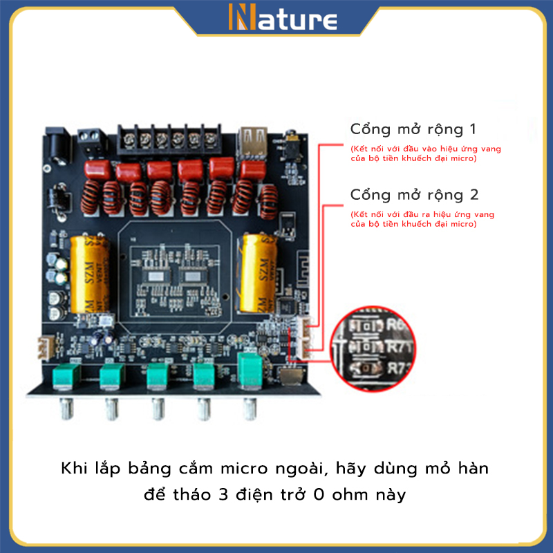 [🚛Free Shipping]Bảng Mạch Khuếch Đại Âm Thanh Kỹ Thuật Số tpa3255 300wx2 bridged mono 600w