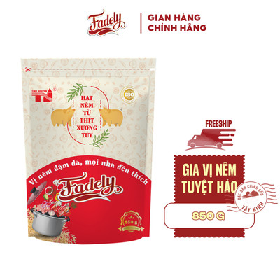 Hạt Nêm Vị Từ Thịt Và Xương Tủy Fadely - Tinh Nguyên (850g)