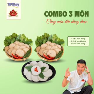 Combo 3 Loại Chả Chay (250g/đòn) - Chay Mặn Đều Dùng Được - TiPiKay Shop
