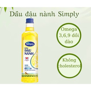 Dầu ăn Simply, Neptune, Meizan chai 1L (date mới nhất) của shopmevabe1994