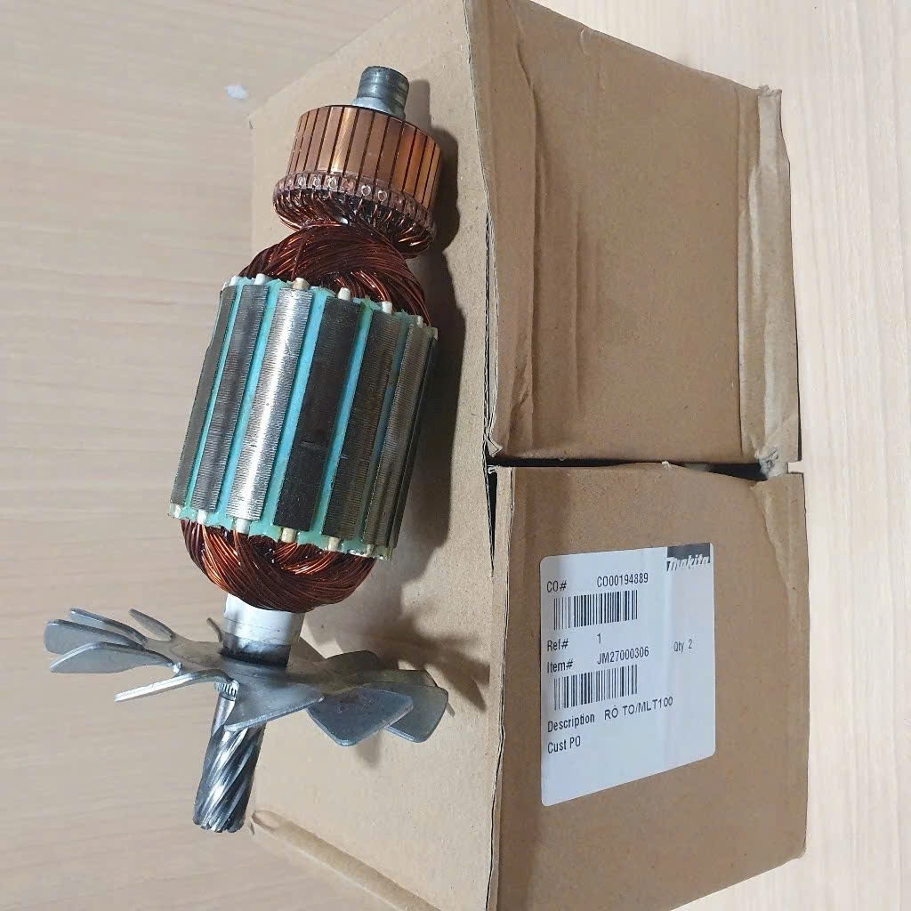 Rotor (ruột) cho Máy cưa bàn gỗ bàn Makita MLT100 -JM27000309