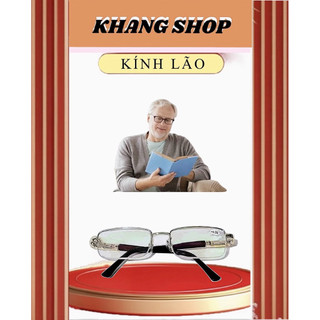 Kính lão Hộp càng lò xo, đủ độ, một bộ có kèm hộp và khăn lau kính, dành cho nam hoặc nữ, hàng đẹp.