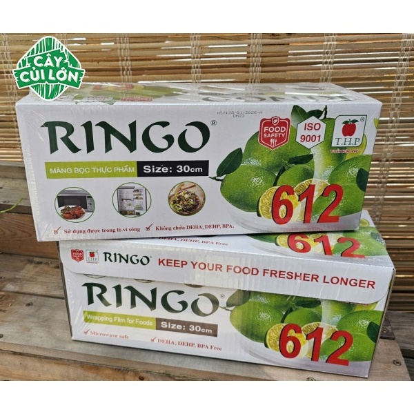 MÀNG BỌC THỰC PHẨM RINGO ST612 (bao bì mới 2026)