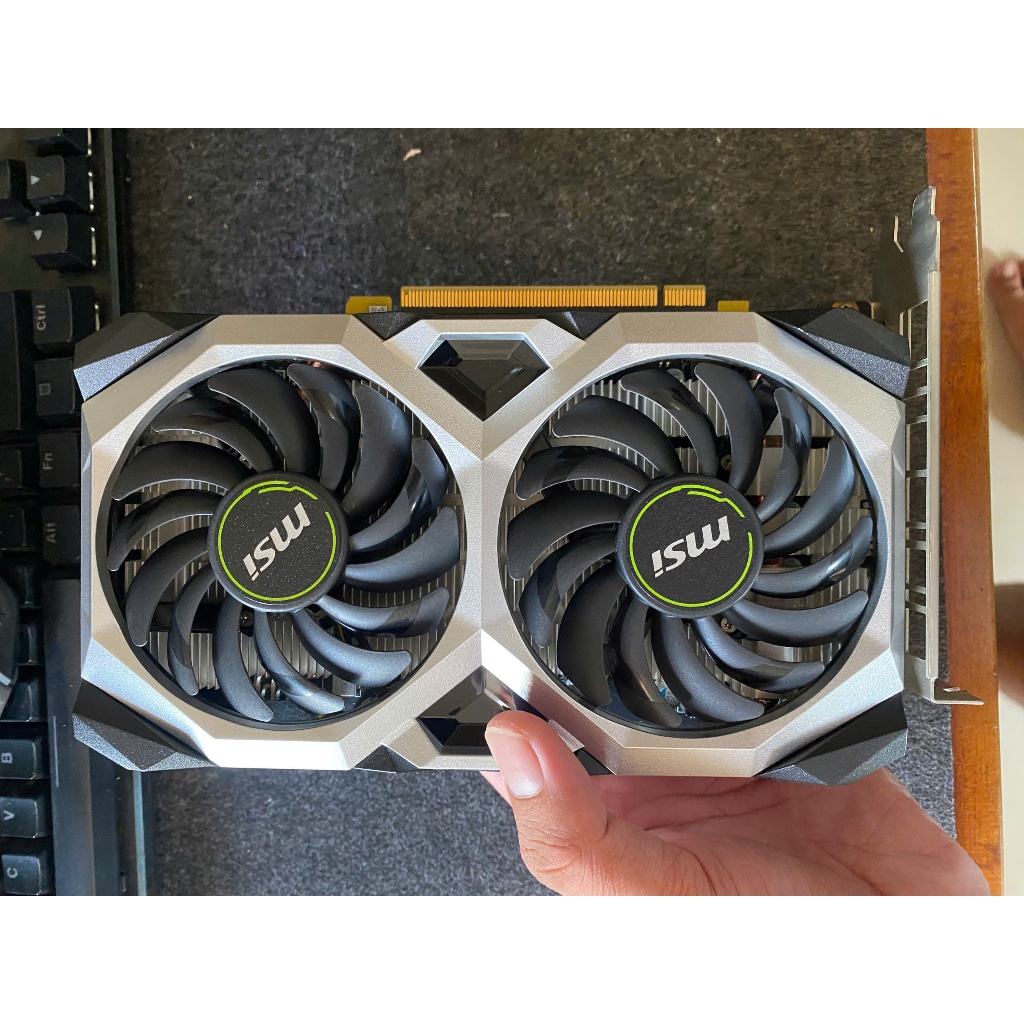 Card màn hình NVIDIA GeForce GTX 1660 Super MSI Ventus XS OC cũ | 6GB GDDR6, 1408 CUDA, 450W