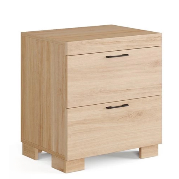 [FURNI HOME] ENRIQUE, Tủ đầu giường 2 ngăn kéo DRA_118, 53x40x58cm, kệ đầu giường