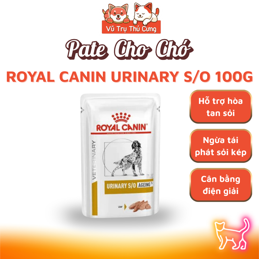Pate Cho Chó Royal Canin Urinary S/O Hỗ Trợ Sỏi Thận
