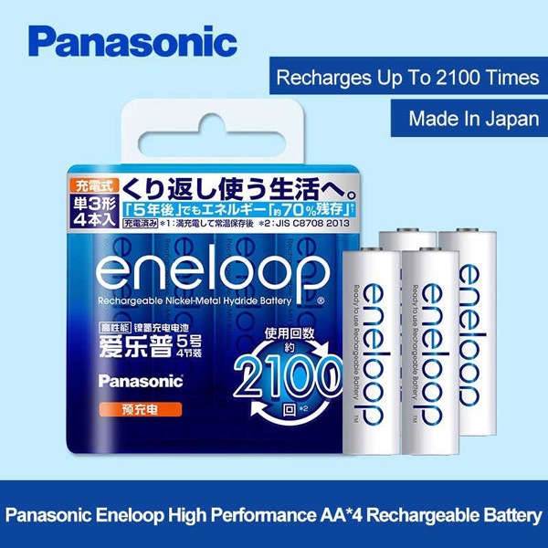 Pin sạc AA, AAA Panasonic Eneloop 2000mAh/800mAh