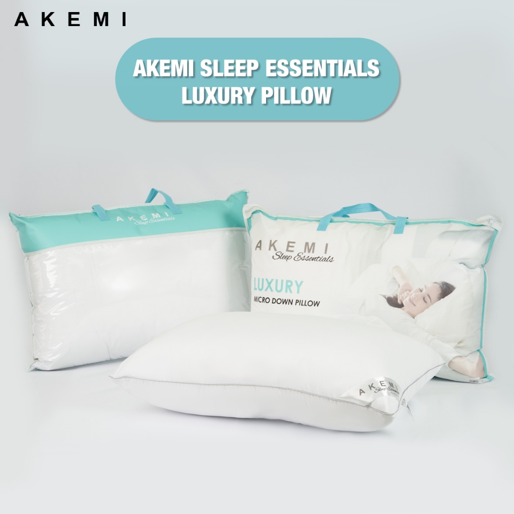 Ruột Gối Nằm AKEMI Sleep Essentials Luxury Micro Down Plus Size 48x74 - Trải Nghiệm Giấc Ngủ "Bồng Bềnh" Như Khách Sạn 5