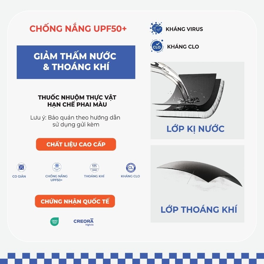 Áo bơi kín nữ tay dài có khoá chống nắng đi biển - Bikini Passport - BS525_BL | BigBuy360 - bigbuy360.vn