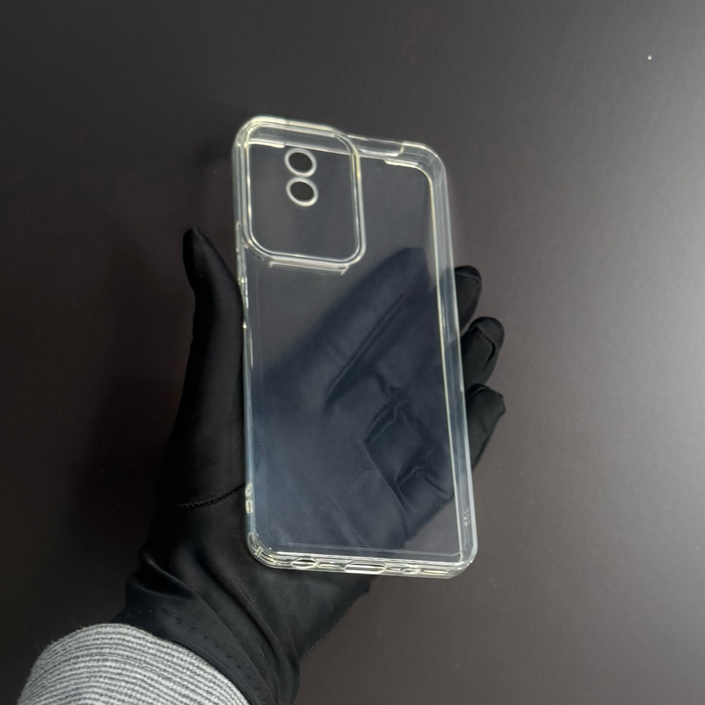 [ Vivo Y02 ]Ốp Lưng Silicon Trong Suốt Space Bảo Vệ Camera