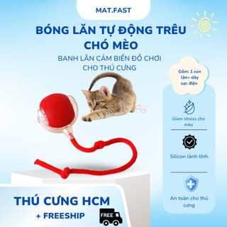 Đồ chơi cho mèo Trọng lực Bóng lăn thông minh Bóng lăn điện cho mèo