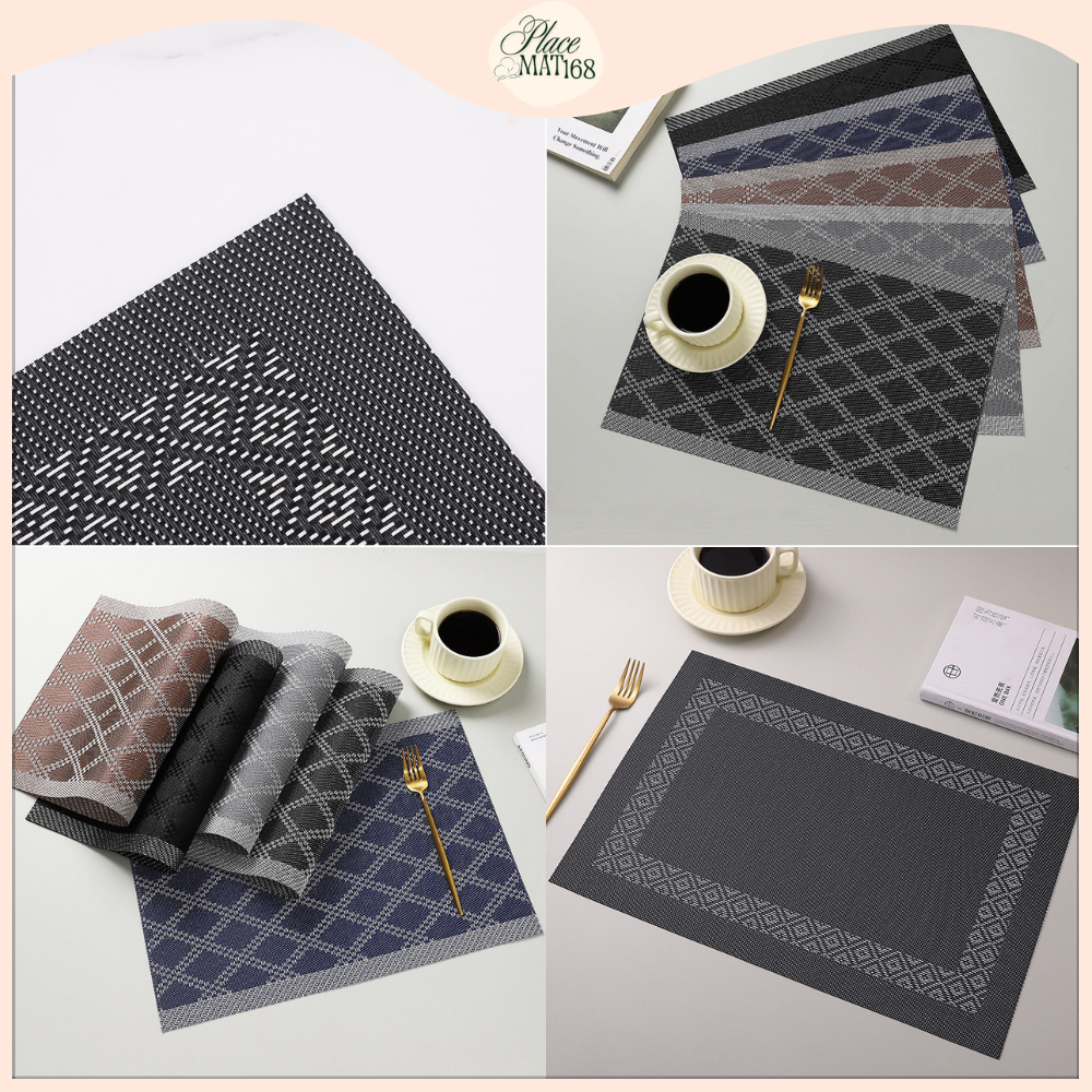 [Nhiều Mẫu] Tấm Lót Bàn Ăn Họa Tiết Cao Cấp Sang Trọng Chống Thấm Chống Ẩm Bền Bỉ | Placemat168