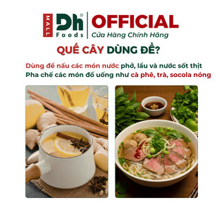 Natural Quế Cây 20gr - Quế Cây Yên Bái, Gia Vị Nấu Nước Phở Bò, Bún Bò Huế, Lẩu, Pha Trà