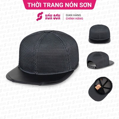 Mũ snapback hiphop nam nữ NÓN SƠN chính hãng MC229K-ĐN3
