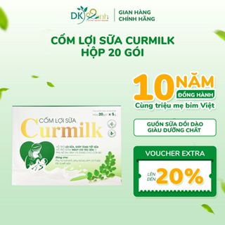 Cốm Lợi Sữa Curmilk Cho Mẹ Sau Sinh Tăng Chất Lượng Và Giảm Tắc Tia Sữa Hộp 10 Gói 20 Gói 5g Dược Khoa Xanh