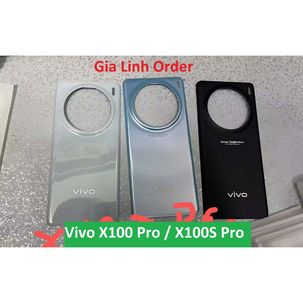Nắp Lưng Vivo X100 Pro / Kính lưng Vivo X100 Pro / Nắp Lưng Vivo X100S Pro