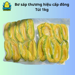 [HỎA TỐC HCM] Bơ sáp loại 1 cấp đông - Không chất bảo quản - Trái cây đông lạnh  - Túi 1kg