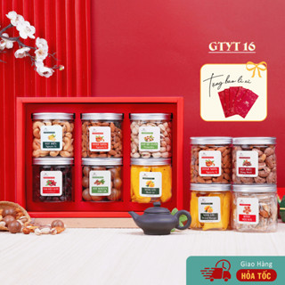 [Tặng Thiệp] - Hộp Quà Hạt Dinh Dưỡng Cao Cấp, Phù Hợp Làm Quà Tặng Sang Trọng DL0069