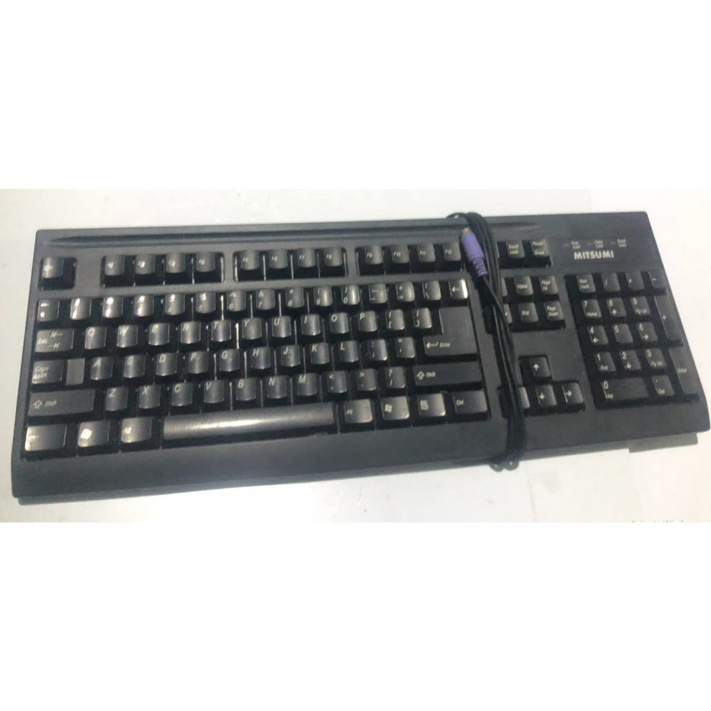 Bàn Phím Mitsumi KFK-EA4XT Cổng PS2 – Hàng Zin Tháo Máy, Độ Bền Cao