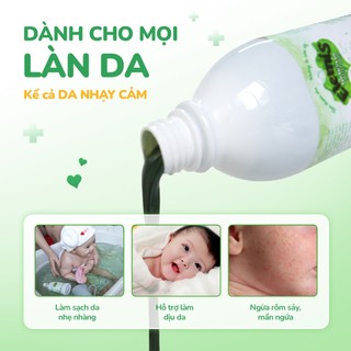 Nước Tắm Gội Thảo Dược Cho Bé Elemis Chai 200ml 500ml Dược Khoa Xanh Chăm Sóc Làn Da Bé Dịu Nhẹ