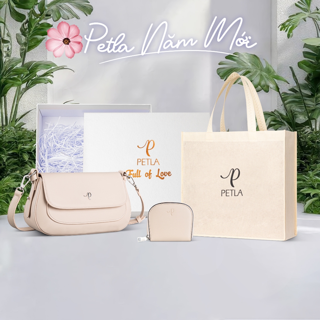 Túi xách nữ kèm dây đeo chéo thời trang PETLA LN26