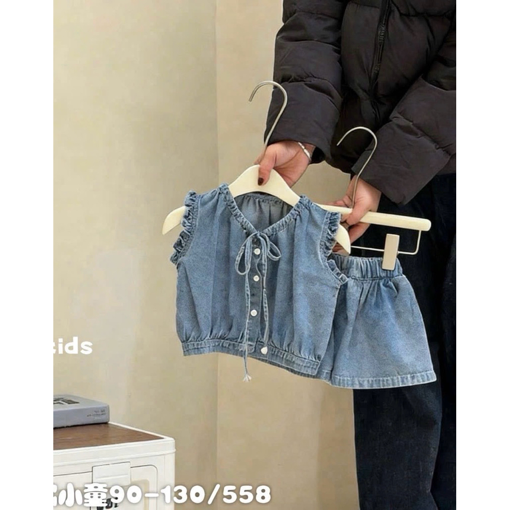 Set bé gái,set jean bé gái,set jean sn bé gái size 12-22kg