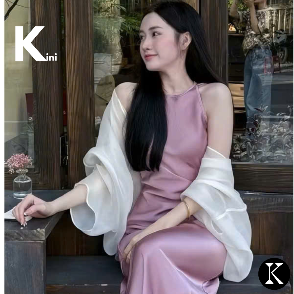 Áo choàng tơ khoác vai chất liệu tơ lụa dưới 60kg KINI-Style | BigBuy360 - bigbuy360.vn