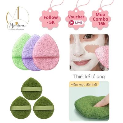 Bông rửa mặt BEABIAI làm sạch sâu, loại bỏ bụi bẩn giúp cho làn da thông thoáng