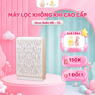 CHÍNH HÃNG - Máy Lọc Không Khí Cao Cấp Moaz Bébé MB – 112, Diệt Khuẩn UV, Loại Bỏ Bụi Mịn, An Toàn Cho Bé - Bảo Hành 12T