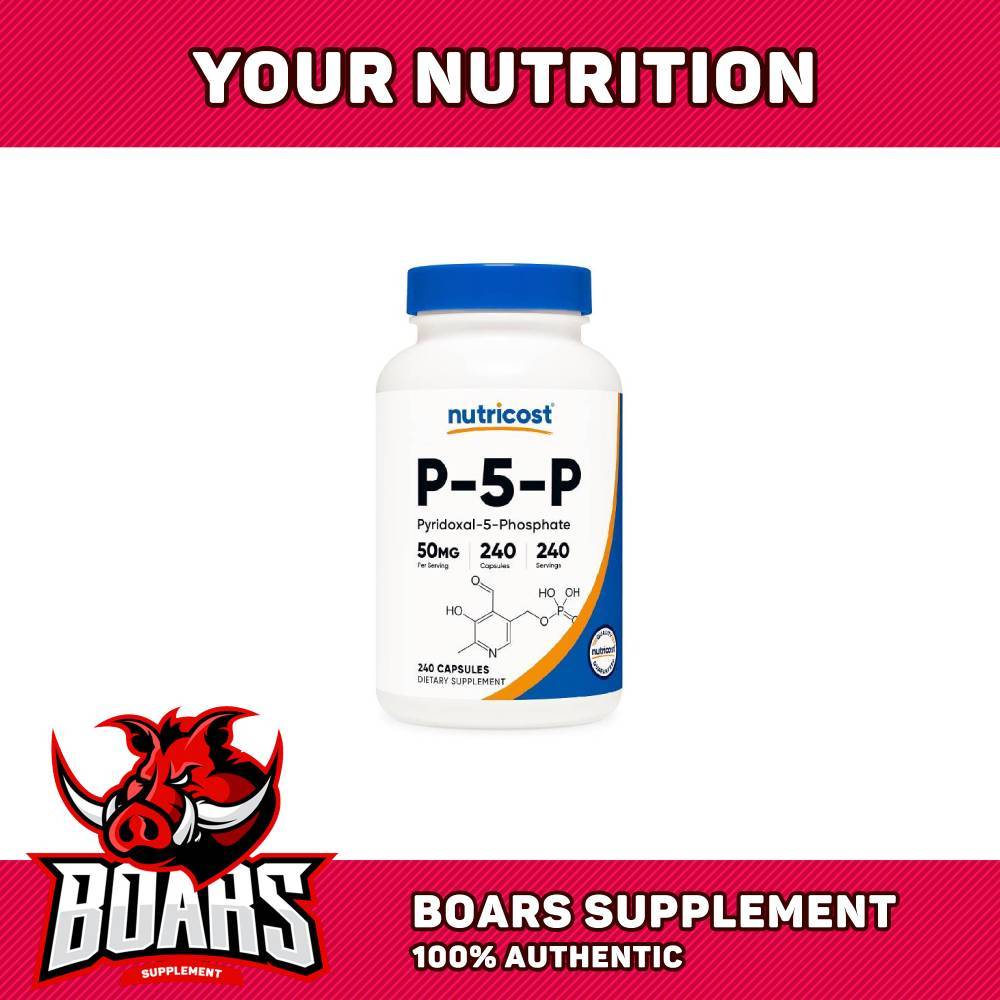 Nutricost P5P Pyridoxal 5 Phosphate – Hỗ Trợ Não Bộ & Thần Kinh