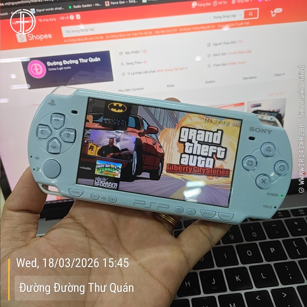 PSP 2000 - [Máy Cũ 98% - Đọc kỹ trong phần mô tả] - 64G - Mod Tải Game Free