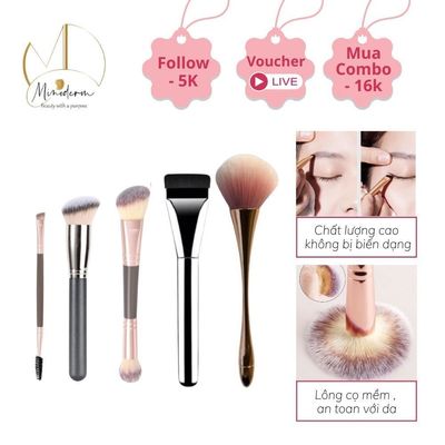 Cọ trang điểm BEABIAI cọ nền, phấn phủ, má hồng, kẻ mắt mềm mại
