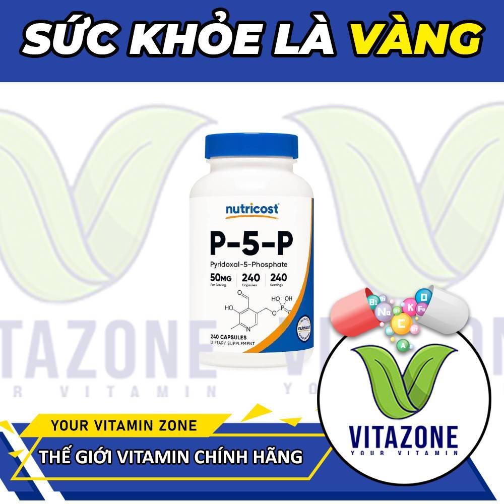 Nutricost P5P 240 Viên – Hỗ Trợ Tập Trung & Tinh Thần