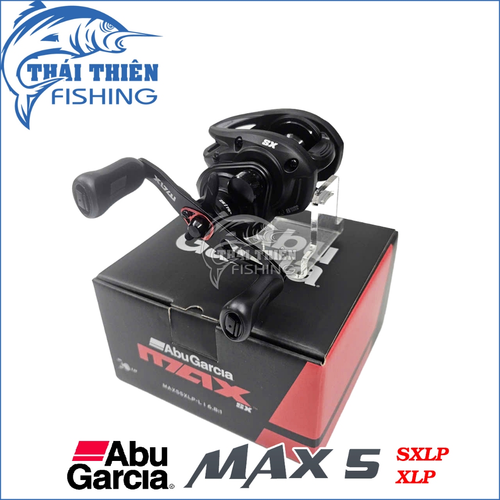 Máy Câu Ngang Abu Garcia Max 5X / 5SX 2026 Chính Hãng, Baitcasting Quăng Xa, Lực Kéo 7kg