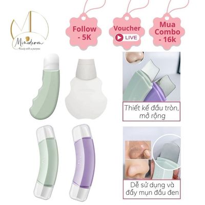 Dụng cụ cà da chết mặt BEABIAI làm sạch tế bào chết, giảm mụn đầu đen, mụn cám
