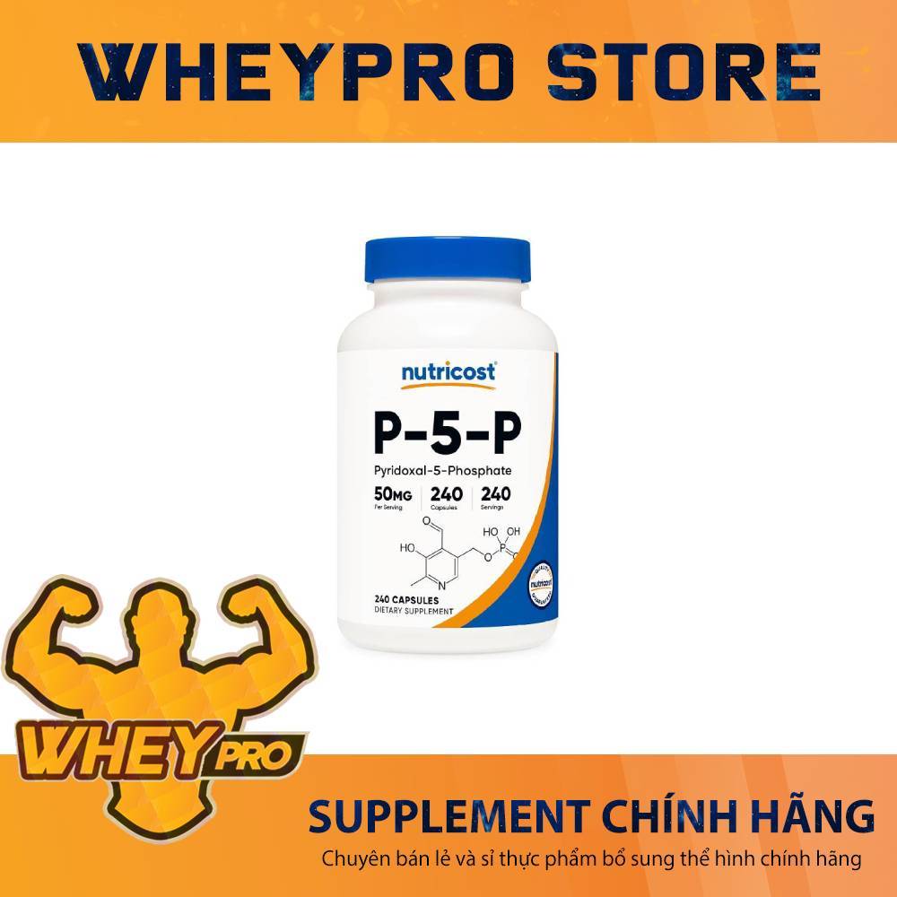 Nutricost P5P Pyridoxal 5 Phosphate – Hỗ Trợ Sức Khỏe Toàn Diện
