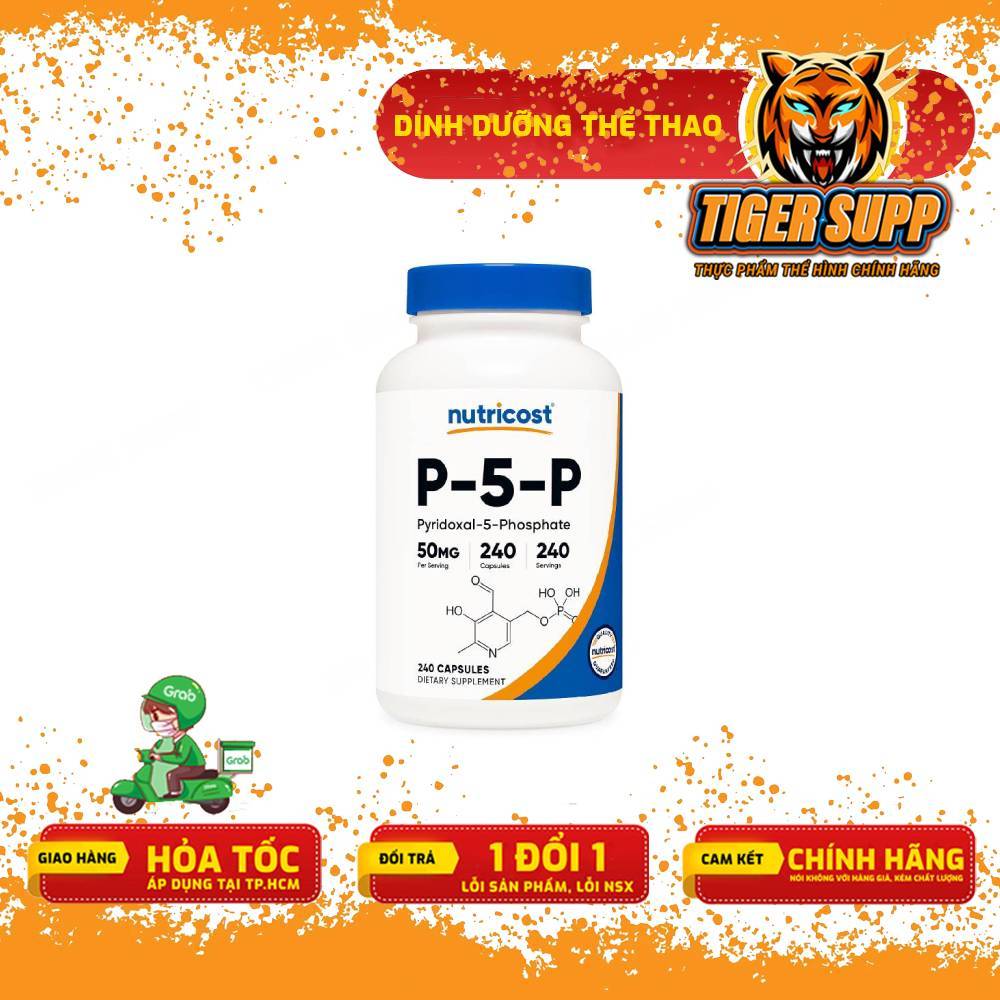 Nutricost P5P 50mg/100mg – T ă n g Năng Lượng Hàng Ngày