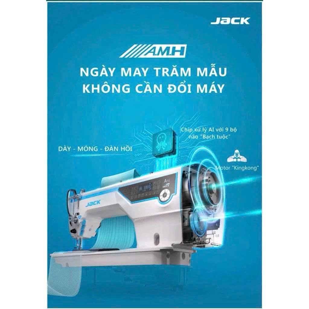 Máy may 1 kim  điện tử Jack A5E_B (AMH2) đời cao nhất BẢO HÀNH 24 THÁNG BỂ DẦU KÍN, 💥 CHÍNH HÃNG 💥 M