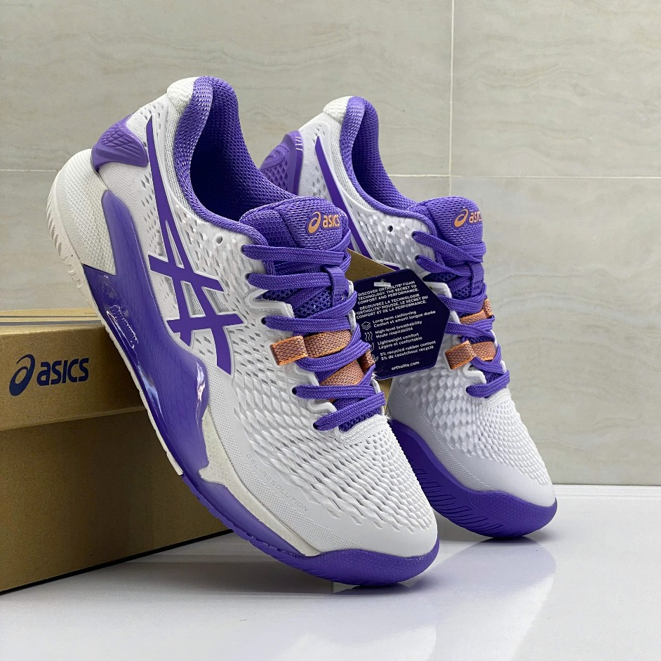 Chính Hãng | Giày Pickleball Tennis Resolution 9 Tím Đa Năng
