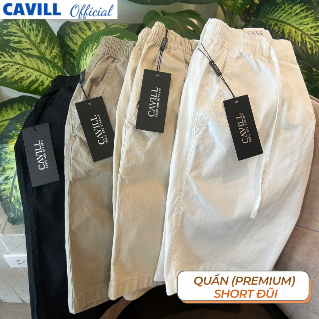 (Premium) COMBO 2 Quần short Đũi Linen CAVILL cao cấp, Co giãn, Nhẹ mát , Thoải mái, Thiết kế thông 