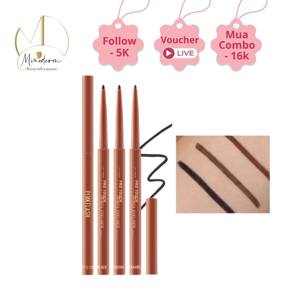 Gel kẻ mắt PINKFLASH chống nhòe, không lem, chống thấm nước lâu trôi 0.1g E13