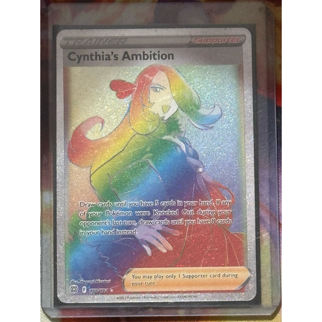 Thẻ Tiếng Anh - Pokemon Trainer Cynthia's Ambition 178/172