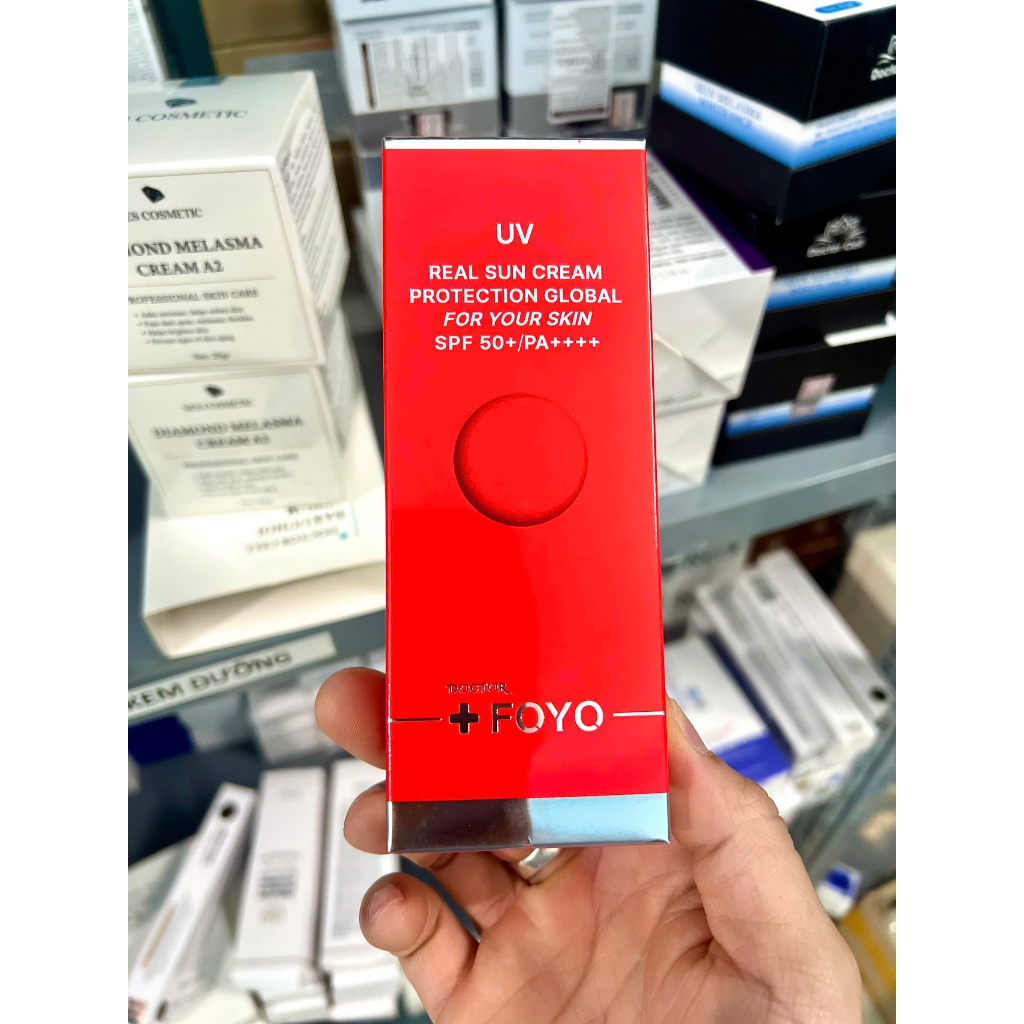 MẪU MỚI - Kem chống nắng hoa hậu nâng tone Doctor FOYO SPF 50+ PA++++