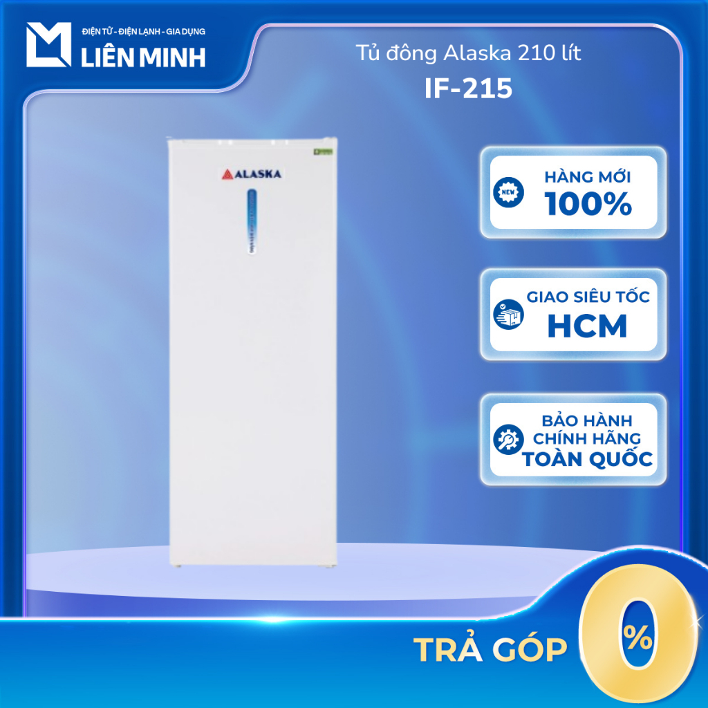 IF-215 - Tủ Đông Đứng ALASKA IF-215 [Giao Toàn Quốc]