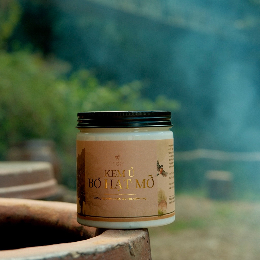 Ủ tóc CÔ BI - [KHÔNG SILICONE] Bơ hạt mỡ ủ & xả tóc 2in1, dưỡng tóc, mềm mượt không bết gàu