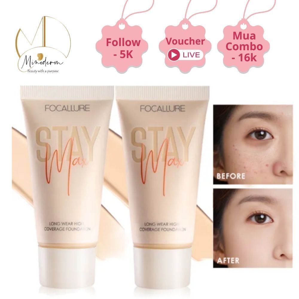 Kem Nền Focallure Che Khuyết Điểm Lâu Trôi Suốt 24 Giờ 20g FA-150